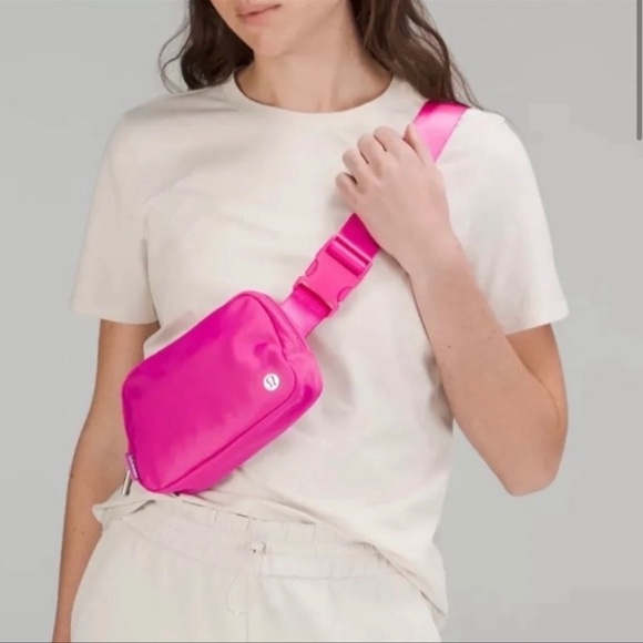 lululemon athletica Handbags - Lululemon Belt Bag Sonic Pink 1L